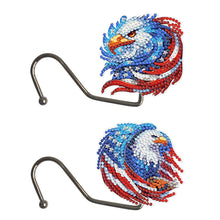 Load image into Gallery viewer, 2Pcs American Eagle DIY Diamond Painting Countertop Hooks for Home Office Decor