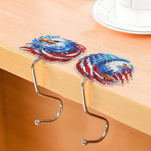 Load image into Gallery viewer, 2Pcs American Eagle DIY Diamond Painting Countertop Hooks for Home Office Decor