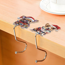 Load image into Gallery viewer, 2Pcs Xmas Puppy DIY Diamond Painting Countertop Hooks for Home Office Decor