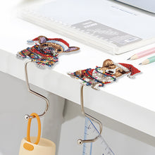 Load image into Gallery viewer, 2Pcs Xmas Puppy DIY Diamond Painting Countertop Hooks for Home Office Decor