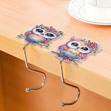Load image into Gallery viewer, 2Pcs Owl DIY Diamond Painting Countertop Hooks for Home Office Decoration