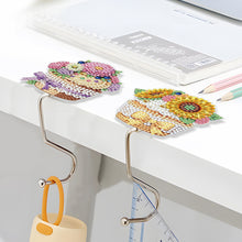Load image into Gallery viewer, 2Pcs Flower Dessert DIY Diamond Painting Countertop Hooks for Home Office Decor