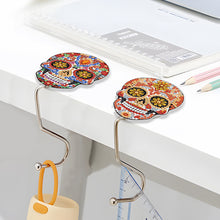 Load image into Gallery viewer, 2Pcs Skull DIY Diamond Painting Countertop Hooks for Home Office Decor