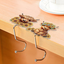 Load image into Gallery viewer, 2Pcs Highland Yak DIY Diamond Painting Countertop Hooks for Home Office Decor