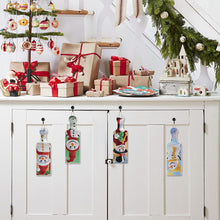 Load image into Gallery viewer, 4Pcs Christmas Snowman Diamond Painting Serving Tray for Countertop Decor