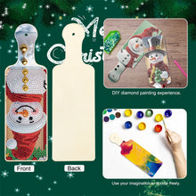 Load image into Gallery viewer, 4Pcs Christmas Snowman Diamond Painting Serving Tray for Countertop Decor