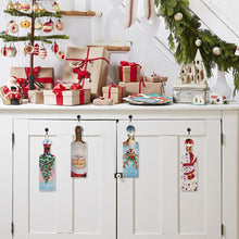 Load image into Gallery viewer, 4Pcs Christmas Elements Diamond Painting Serving Tray for Countertop Decor