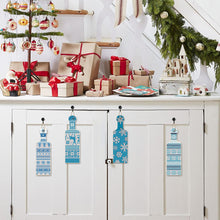 Load image into Gallery viewer, 4Pcs Winter Snowflake Diamond Painting Serving Tray for Countertop Decor