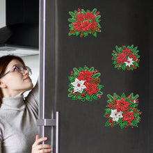 Load image into Gallery viewer, 6Pcs Acrylic Cake Diamond Art Fridge Magnet Diamond Painting Refrigerator Magnet