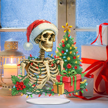Load image into Gallery viewer, Acrylic Special Shape Christmas Tree and Skeleton Desktop Diamond Art Kits