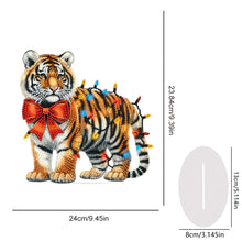 Load image into Gallery viewer, Acrylic Special Shape Christmas Tiger Desktop Diamond Art Kits for Home Decor