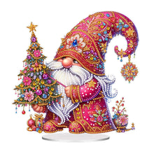 Load image into Gallery viewer, Acrylic Special Shape Christmas Gnome Desktop Diamond Art Kits for Home Decor