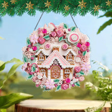 Load image into Gallery viewer, Lamp Diamond Painting Hanging Pendant DIY Diamond Art Pendant Kit for Art Crafts