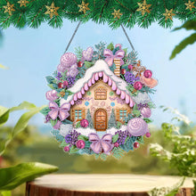 Load image into Gallery viewer, Lamp Diamond Painting Hanging Pendant DIY Diamond Art Pendant Kit for Art Crafts