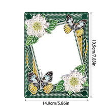 Load image into Gallery viewer, Floral Special Shape Diamond Painting Photo Frame Home Decor Gift (Butterfly)