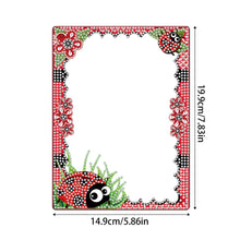 Load image into Gallery viewer, Floral Special Shape Diamond Painting Photo Frame Home Decor Gift (Ladybug)