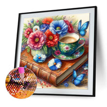 Load image into Gallery viewer, Diamond Painting - Full Round - Bouquet coffee butterfly (30*30CM)
