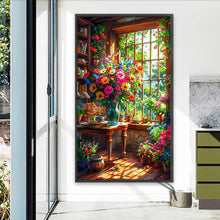 Load image into Gallery viewer, Diamond Painting - Full Round - Sunshine garden room (40*70CM)