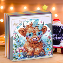 Load image into Gallery viewer, Animal Acrylic DIY 5D Diamond Art Painting Napkin Holder Set Home Decor (Yak)