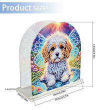 Load image into Gallery viewer, Animal Acrylic DIY 5D Diamond Art Painting Napkin Holder Set Home Decor (Dog)