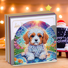 Load image into Gallery viewer, Animal Acrylic DIY 5D Diamond Art Painting Napkin Holder Set Home Decor (Dog)