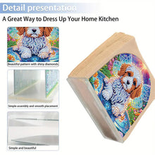 Load image into Gallery viewer, Animal Acrylic DIY 5D Diamond Art Painting Napkin Holder Set Home Decor (Dog)