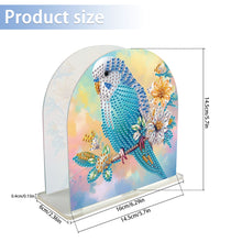 Load image into Gallery viewer, Animal Acrylic DIY 5D Diamond Art Painting Napkin Holder Set Home Decor (Parrot)