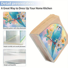 Load image into Gallery viewer, Animal Acrylic DIY 5D Diamond Art Painting Napkin Holder Set Home Decor (Parrot)