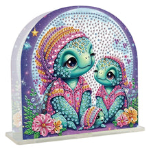 Load image into Gallery viewer, Animal Acrylic DIY 5D Diamond Art Painting Napkin Holder Set Home Decor (Turtle)