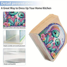 Load image into Gallery viewer, Animal Acrylic DIY 5D Diamond Art Painting Napkin Holder Set Home Decor (Turtle)