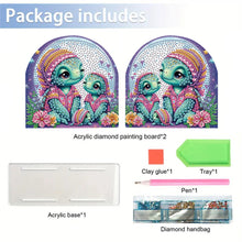 Load image into Gallery viewer, Animal Acrylic DIY 5D Diamond Art Painting Napkin Holder Set Home Decor (Turtle)