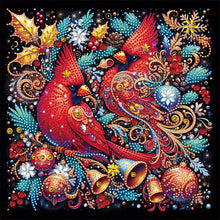 Load image into Gallery viewer, Diamond Painting - Partial Special Shaped - Cardinal (40*40CM)