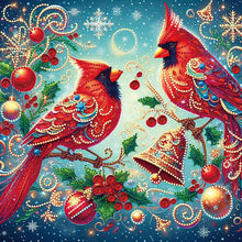 Load image into Gallery viewer, Diamond Painting - Partial Special Shaped - Cardinal (40*40CM)