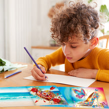 Load image into Gallery viewer, 6Pcs Diamond Painting Greeting Card Heart Flower Diamond Handmade Card