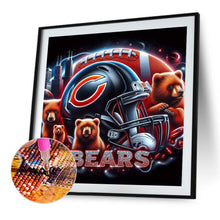 Load image into Gallery viewer, Diamond Painting - Full Round - Football Chicago Bears (40*40CM)