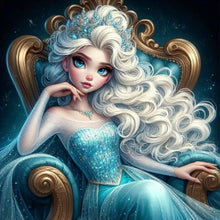 Load image into Gallery viewer, Diamond Painting - Full Round - Disney Elsa (40*40CM)