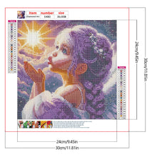 Load image into Gallery viewer, Diamond Painting - Full Round - Angel girl (30*30CM)