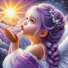 Load image into Gallery viewer, Diamond Painting - Full Round - Angel girl (30*30CM)