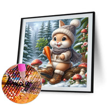 Load image into Gallery viewer, Diamond Painting - Full Round - Christmas bunny (30*30CM)