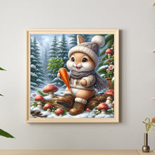 Load image into Gallery viewer, Diamond Painting - Full Round - Christmas bunny (30*30CM)