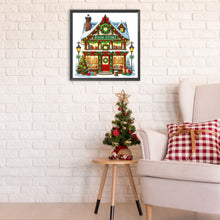 Load image into Gallery viewer, Diamond Painting - Partial Special Shaped - Christmas bookstore (30*30CM)
