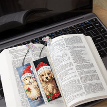 Load image into Gallery viewer, 4Pcs Special Shape Christmas Tree Diamond Painting Bookmark for Reading Day Gift