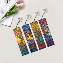 Load image into Gallery viewer, 4Pcs Special Shape Christmas Tree Diamond Painting Bookmark for Reading Day Gift
