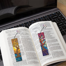 Load image into Gallery viewer, 4Pcs Special Shape Christmas Tree Diamond Painting Bookmark for Reading Day Gift