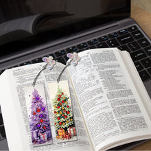 Load image into Gallery viewer, 4Pcs Special Shape Christmas Tree Diamond Painting Bookmark for Reading Day Gift