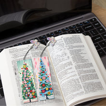 Load image into Gallery viewer, 4Pcs Special Shape Christmas Tree Diamond Painting Bookmark for Reading Day Gift