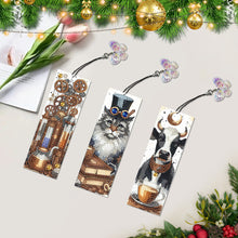 Load image into Gallery viewer, 3Pcs Special Shape Animals 5D DIY Diamond Painting Bookmark for Reading Day Gift