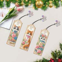 Load image into Gallery viewer, 3Pcs Special Shape Animals 5D DIY Diamond Painting Bookmark for Reading Day Gift