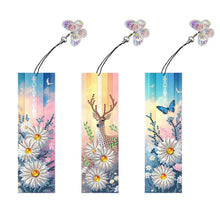 Load image into Gallery viewer, 3Pcs Special Shape Animals 5D DIY Diamond Painting Bookmark for Reading Day Gift