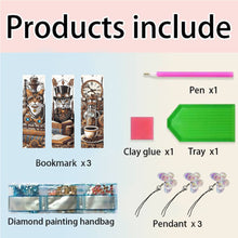 Load image into Gallery viewer, 3Pcs Special Shape Animals 5D DIY Diamond Painting Bookmark for Reading Day Gift